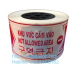 Cuộn Băng Rào Chắn Công Trình Giá Rẻ Tại Bình Dương